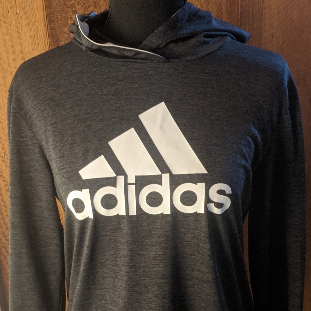 Boys Addias Hooded Shirt